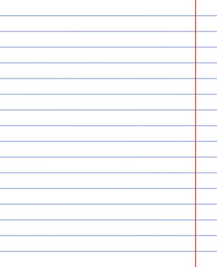 Şebeke kağıdı. Renk yatay çizgileri olan soyut çizgili arkaplan. Okul için geometrik şablon, duvar kağıdı, doku, defter. Saydam arkaplanda boş sayfa izole.