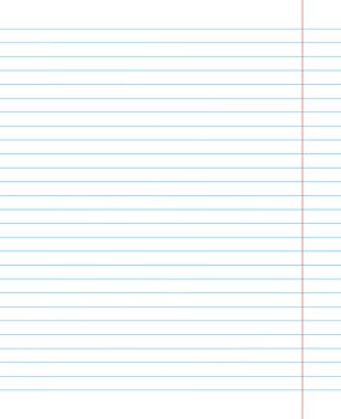 Şebeke kağıdı. Renk yatay çizgileri olan soyut çizgili arkaplan. Okul için geometrik şablon, duvar kağıdı, doku, defter. Saydam arkaplanda boş sayfa izole