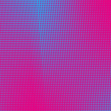 Pop Art yaratıcı konsept renkli çizgi roman dergisi kapağı. Polka renkli bir arkaplan. Çizgi film yarım ton retro modeli. Poster, kart, satış afişi, boş baloncuk için soyut şablon tasarımı.