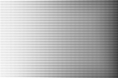 Pop-art yaratıcı konsept siyah-beyaz çizgi roman dergisi kapağı. Polka noktalar tek renkli arka plan. Çizgi film yarım ton retro modeli. Poster, kart, satış afişi için soyut şablon tasarımı.