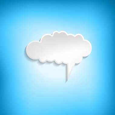 Renkli arkaplanda vektör komik konuşma balonu. Renkli afişler, boş kağıt şekiller. Sohbet için çizgi film düz çizimi. Şablon çerçevesi. El çizim biçimi, diyalog bulutu.