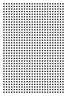 Şebeke kağıdı. Beyaz arka planda noktalı ızgara. Noktalı, soyut, şeffaf illüstrasyon. Okul için beyaz geometrik desen, kopya kitapları, defterler, günlük, notlar, afişler, baskılar, kitaplar.