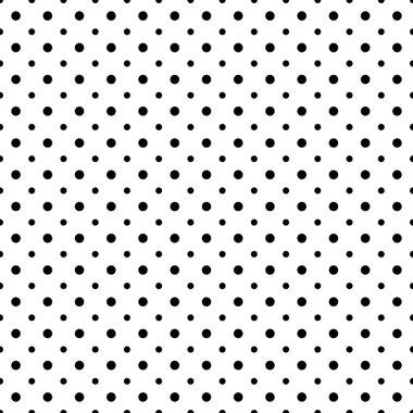 Soyut moda monokrom polka arkaplanı. Dokulu daireleri olan siyah ve beyaz desenli. Davetiye, poster, kart, el ilanı, afiş, tekstil, kumaş için şablon tasarımı. Yarıton kartı.