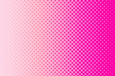 Pop Art yaratıcı konsept renkli çizgi roman dergisi kapağı. Polka renkli bir arkaplan. Çizgi film yarım ton retro modeli. Poster, kart, satış afişi, boş baloncuk için soyut şablon tasarımı.