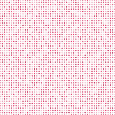 Soyut moda polkaları arka planda yer alır. Pembe eğimli beyaz desenli daireler. Davetiye, poster, kart, el ilanı, afiş, tekstil, kumaş için şablon tasarımı.