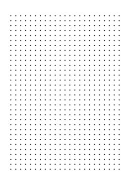 Şebeke kağıdı. Beyaz arka planda noktalı ızgara. Noktalı, soyut, şeffaf illüstrasyon. Okul için beyaz geometrik desen, kopya kitapları, defterler, günlük, notlar, afişler, baskılar, kitaplar.
