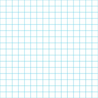 Şebeke kağıdı. Soyut kare arkaplan ve renk grafiği. Okul için geometrik şablon, duvar kağıdı, doku, defter. Şeffaf arkaplanda boş bırakılmış.