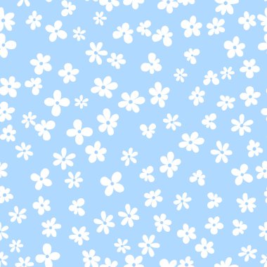 Çiçeksiz, el çizimi renkli çiçekler. Tatlı yaz geçmişi. Modern çiçek kompozisyonları. Duvar kağıdı, poster, kart, kumaş ve tekstil için moda vektör stoku çizimi