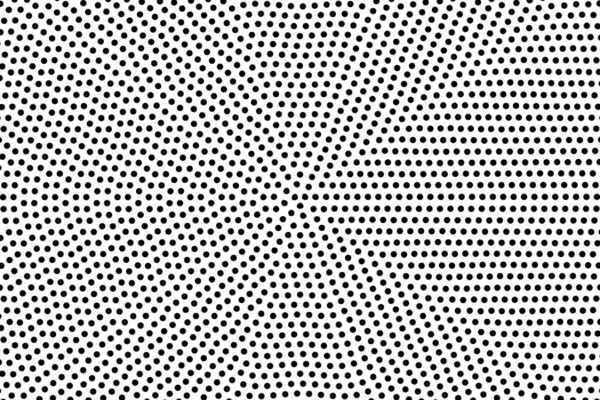 Pop art dots background. Geometric vintage monochrome fade wallpaper. Halftone black and white geometric design. Pop art print. Retro pattern. Comics book magazine cover. 90-s style. — Stock Vector