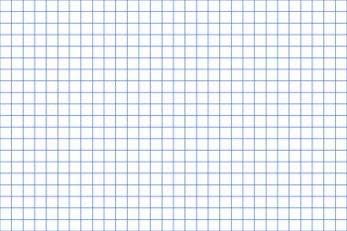 Şebeke kağıdı. Soyut kare arkaplan ve renk grafiği. Okul için geometrik şablon, duvar kağıdı, doku, defter. Şeffaf arkaplanda boş sıralanmış izole edilmiş.