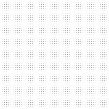 Şebeke kağıdı. Beyaz arka planda noktalı ızgara. Noktalı, soyut, şeffaf illüstrasyon. Okul için beyaz geometrik desen, kopya kitapları, defterler, günlük, notlar, afişler, baskılar, kitaplar.