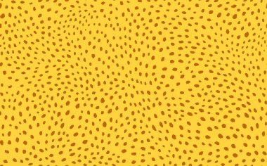 Soyut modern leopar pürüzsüz desen. Hayvanlar modaya uygun arka plan. Baskı, kart, kartpostal, kumaş, tekstil için bej ve kahverengi vektör stok çizimi. Modern stilize cilt süsü