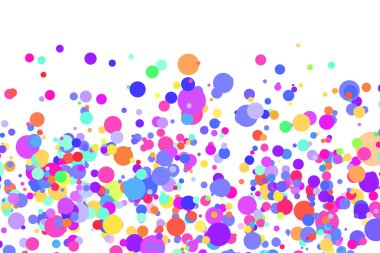 Açık renkli arka plan, daireli renkli vektör dokusu. Sıçrama efekti pankartı. Bulanık yağmur damlaları içeren parlak gümüş nokta çizimi. Web sayfası, afiş, poster, kart deseni