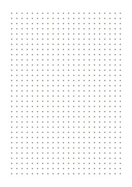 Şebeke kağıdı. Beyaz arka planda noktalı ızgara. Noktalı, soyut, şeffaf illüstrasyon. Okul için beyaz geometrik desen, kopya kitapları, defterler, günlük, notlar, afişler, baskılar, kitaplar.