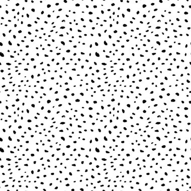 Soyut modern leopar pürüzsüz desen. Hayvanlar modaya uygun arka plan. Parmak izi, kart, kartpostal, kumaş ve tekstil için siyah beyaz vektör çizimi. Modern stilize cilt süsü.