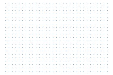 Şebeke kağıdı. Beyaz arka planda noktalı ızgara. Noktalı, soyut, şeffaf illüstrasyon. Okul için beyaz geometrik desen, kopya kitapları, defterler, günlük, notlar, afişler, baskılar, kitaplar.