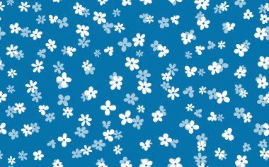 Çiçeksiz, el çizimi renkli çiçekler. Tatlı yaz geçmişi. Modern çiçek kompozisyonları. Duvar kağıdı, poster, kart, kumaş ve tekstil için moda vektör stoku çizimi