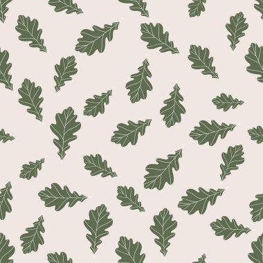 El çizimi yaprakları olan dikişsiz bir çiçek. Güzel bir sonbahar geçmişi var. Tropik mavi dallar. Modern çiçek kompozisyonları. Duvar kağıdı, poster, kart, kumaş ve tekstil için moda vektör stoku çizimi