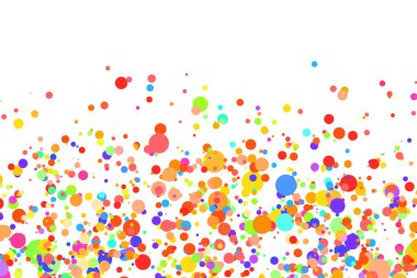 Açık renkli arka plan, daireli renkli vektör dokusu. Sıçrama efekti pankartı. Bulanık yağmur damlaları içeren parlak gümüş nokta çizimi. Web sayfası, afiş, poster, kart deseni