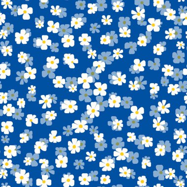 Çiçeksiz, el çizimi renkli çiçekler. Tatlı yaz geçmişi. Modern çiçek kompozisyonları. Duvar kağıdı, poster, kart, kumaş ve tekstil için moda vektör stoku çizimi