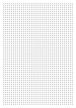 Şebeke kağıdı. Beyaz arka planda noktalı ızgara. Noktalı, soyut, şeffaf illüstrasyon. Okul için beyaz geometrik desen, kopya kitapları, defterler, günlük, notlar, afişler, baskılar, kitaplar