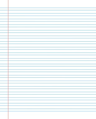 Şebeke kağıdı. Renk yatay çizgileri olan soyut çizgili arkaplan. Okul için geometrik şablon, duvar kağıdı, doku, defter. Saydam arkaplanda boş sayfa izole