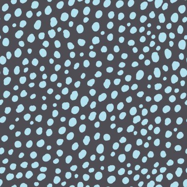 Soyut modern leopar pürüzsüz desen. Hayvanlar modaya uygun arka plan. Baskı, kart, kartpostal, kumaş, tekstil için mavi ve gri dekoratif vektör çizimi. Modern stilize cilt süsü
