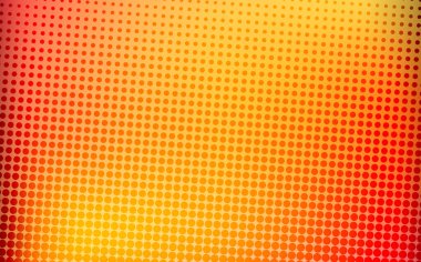 Pop Art yaratıcı konsept renkli çizgi roman dergisi kapağı. Polka renkli bir arkaplan. Çizgi film yarım ton retro modeli. Poster, kart, satış afişi, boş baloncuk için soyut şablon tasarımı