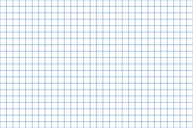 Grafik kağıt ızgarası. Soyut kare arkaplan. Okul için geometrik şablon, teknik mühendislik çizgisi ölçümü. Eğitim için boş bırakılmış şeffaf bir arkaplanda izole edilmiş