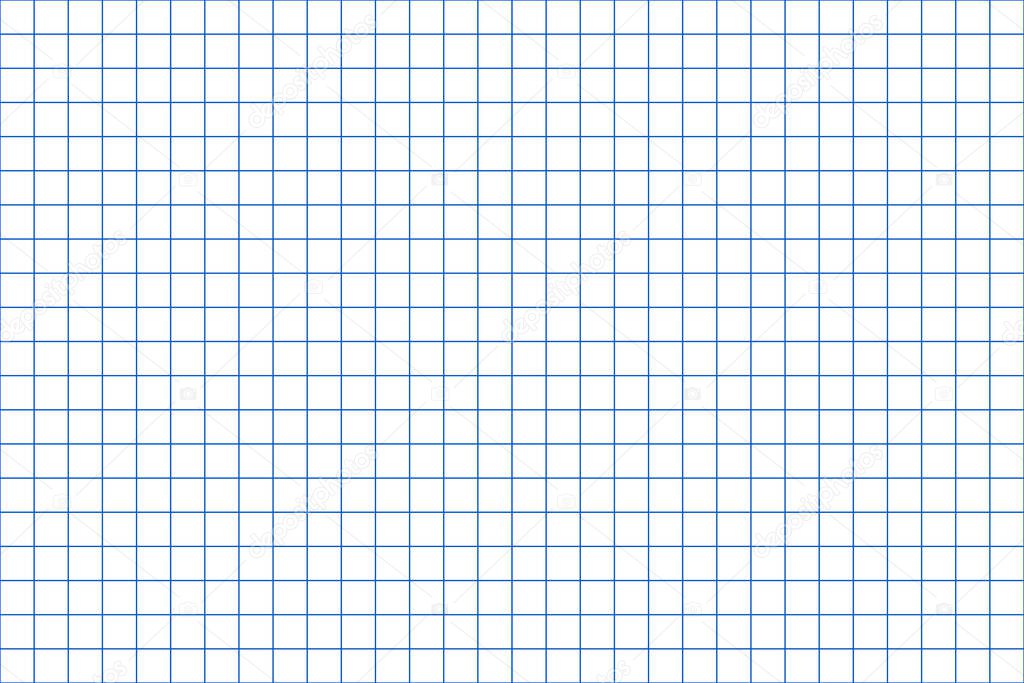 Graph paper grid. Abstract squared background. Geometric pattern for school, technical engineering line scale measurement. Lined blank for education isolated on transparent background