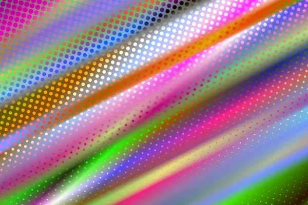 Futurista abstrato colorido fundo geométrico. Ilustração criativa em estilo meio-tom com gradiente de arco-íris. Padrão para papel de parede, página da web, banner — Vetor de Stock