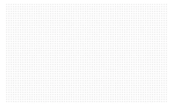 Papier quadrillé. Grille pointillée sur fond blanc. Illustration abstraite parsemée de points transparents. Modèle géométrique blanc pour l'école, copybooks, cahiers, journal, notes, bannières, impression, livres — Image vectorielle