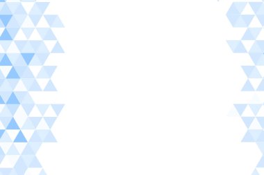 Çokgen mavi mozaik arka plan. Soyut düşük poli vektör çizimi. Üçgen desen, kopyala uzayı. Poster, pankart, el ilanı üçgenli geometrik iş tasarımı