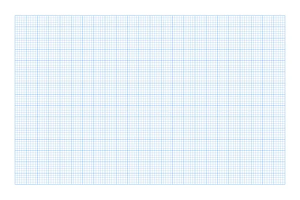 Millimeter-Diagramm-Papierraster. Abstrakter, quadratischer Hintergrund. Geometrisches Muster für die Schule, technische Linienvermessung. Leerfutter für Bildung isoliert auf transparentem Hintergrund — Stockvektor