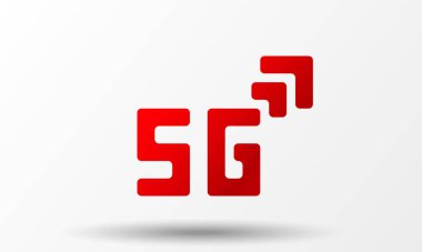 Vektör simgesi ağ işareti 5G. Minimalizm tarzında 5g internet teknolojisi sembolü. İşle ilgili bilgiler. Yaratıcı iş konsepti, bayrak, iş akışı düzeni için vektör şablonu tasarımı