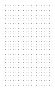 Grafik kağıdı. Yazdırılabilir noktalı şebeke kağıdı beyaz arkaplanda. Okul, defter, günlük, notlar, baskılar için noktalı geometrik soyut, şeffaf çizimler. Gerçekçi kağıt boş boyutu Yasal