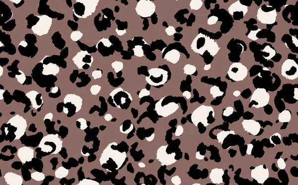 Abstraktní moderní leopardí vzor. Zvířata trendy pozadí. Barevná dekorativní vektorová stock ilustrace pro tisk, pohlednici, pohlednici, tkaninu, textil. Moderní ozdoba stylizované kůže — Stockový vektor