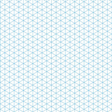 Şebeke kağıdı. Beyaz arkaplanda Isometric renk ızgarası. Soyut çizgili şeffaf illüstrasyon. Okul, fotokopi kitapları, defterler, günlük, notlar, afişler, baskılar, kitaplar için geometrik desen