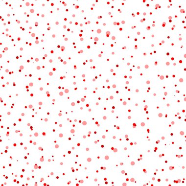 Soyut el boğma polka noktaları arka plan. Pembe daireli, beyaz, pürüzsüz desen. Davetiye, poster, kart, el ilanı, afiş, tekstil, kumaş için şablon tasarımı.