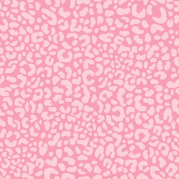 Абстрактний сучасний безшовний візерунок леопарда. Тварини модний фон. Рожева декоративна векторна ілюстрація для друку, листівки, тканини, текстилю. Сучасний орнамент стилізованої шкіри — стоковий вектор