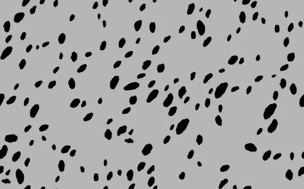 Modèle moderne abstrait sans couture léopard. Animaux arrière-plan tendance. Illustration vectorielle décorative grise et noire pour impression, carte, carte postale, tissu, textile. Ornement moderne de la peau stylisée — Image vectorielle