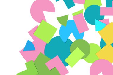 Not defteri kağıdı, kitap broşürleri, kitap, dergi, baskı için fütürist kapak tasarımı. Çoklu renk elementleri olan geometrik soyut arkaplan. Şekilli renkli desen