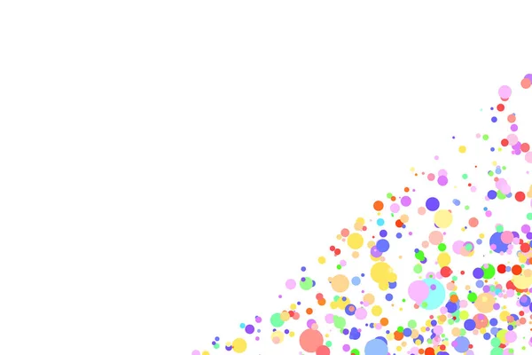 Fondo multicolor claro, textura vectorial colorida con círculos. Banner efecto Splash. Ilustración abstracta punto plata brillo con gotas borrosas de lluvia. Patrón para la página web, banner, cartel, tarjeta — Vector de stock
