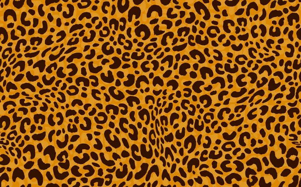 Абстрактный современный леопардовый бесшовный рисунок. Животные модного происхождения. Оранжевый и коричневый векторный инвентарь для печати, открытки, открытки, ткани, текстиля. Современный орнамент стилизованной кожи. — стоковый вектор