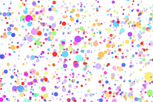 Licht multicolor achtergrond, kleurrijke vector textuur met cirkels. Splash effect banner. Glitter zilveren stip abstracte illustratie met wazige druppels regen. Patroon voor webpagina, banner, poster, kaart — Stockvector