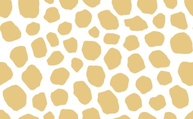 Soyut modern zürafa kusursuz desen. Hayvanlar modaya uygun arka plan. Baskı, kart, kartpostal, kumaş ve tekstil için renkli dekoratif vektör çizimi. Modern stilize cilt süsü