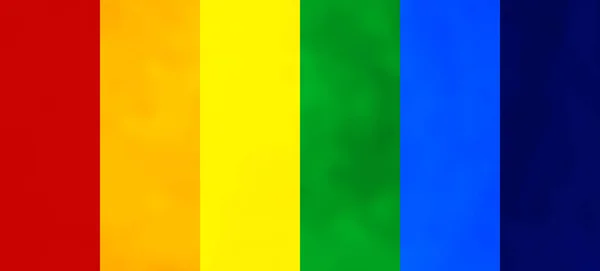 グラデーションの虹の背景に月間バナーを表示します。LGBTの旗。テンプレートデザイン、ベクターイラスト。愛は勝つ。カラフルなシンボル。ゲイプライドコレクション — ストックベクタ