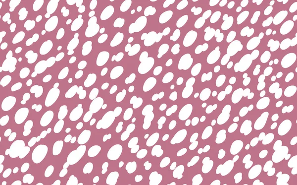 Patrón moderno sin costuras de leopardo abstracto. Animales de fondo de moda. Ilustración de stock decorativo rosa y blanco para impresión, tarjeta, postal, tela, textil. Adorno moderno de piel estilizada — Archivo Imágenes Vectoriales