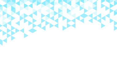 Çokgen mavi mozaik arka plan. Soyut düşük poli vektör çizimi. Üçgen desen, kopyala uzayı. Poster, pankart, el ilanı üçgenli geometrik iş tasarımı