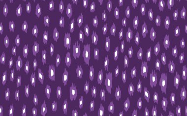 Abstract modern leopard seamless pattern. Animals trendy background. Purpe and white decorative vector stock illustration for print, card, postcard, fabric, textile. Modern ornament of stylized skin